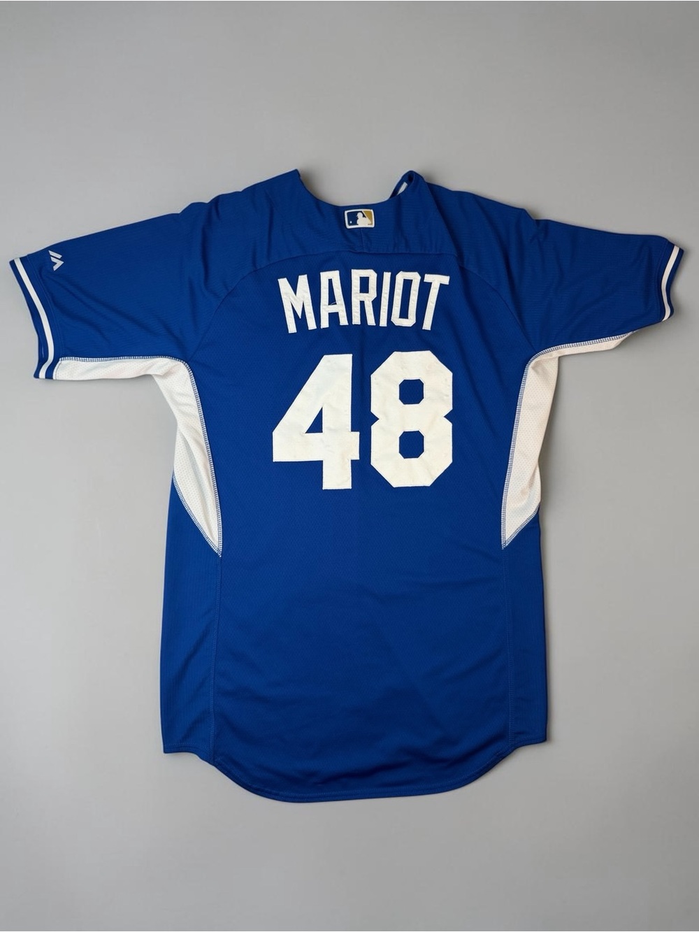 Michael Mariot #48 KC Royals Majestic Authentic Cool Base Jersey 48 XL
